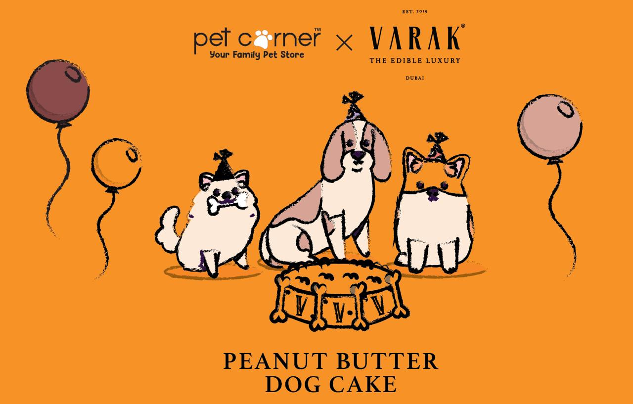 Pet Corner X Varak Collection : Dog cake With Picture